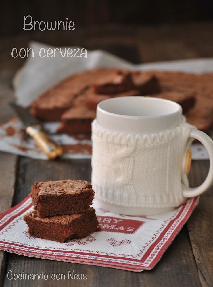 Brownie con cerveza Leffe blond