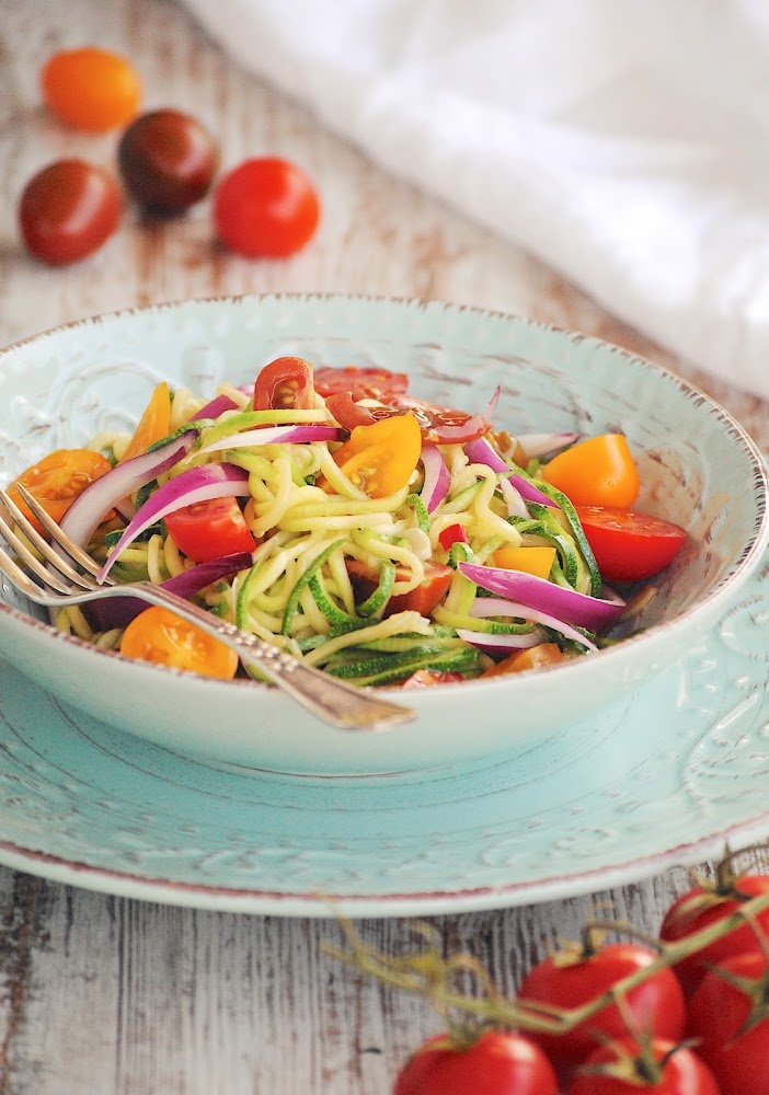 Spaguettis de calabacin