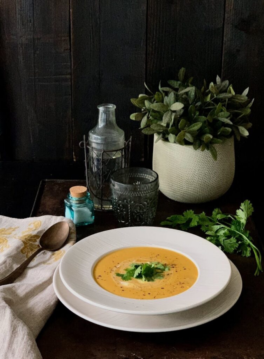 Crema de calabaza y patata