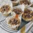 Muffins de arándanos con streusel