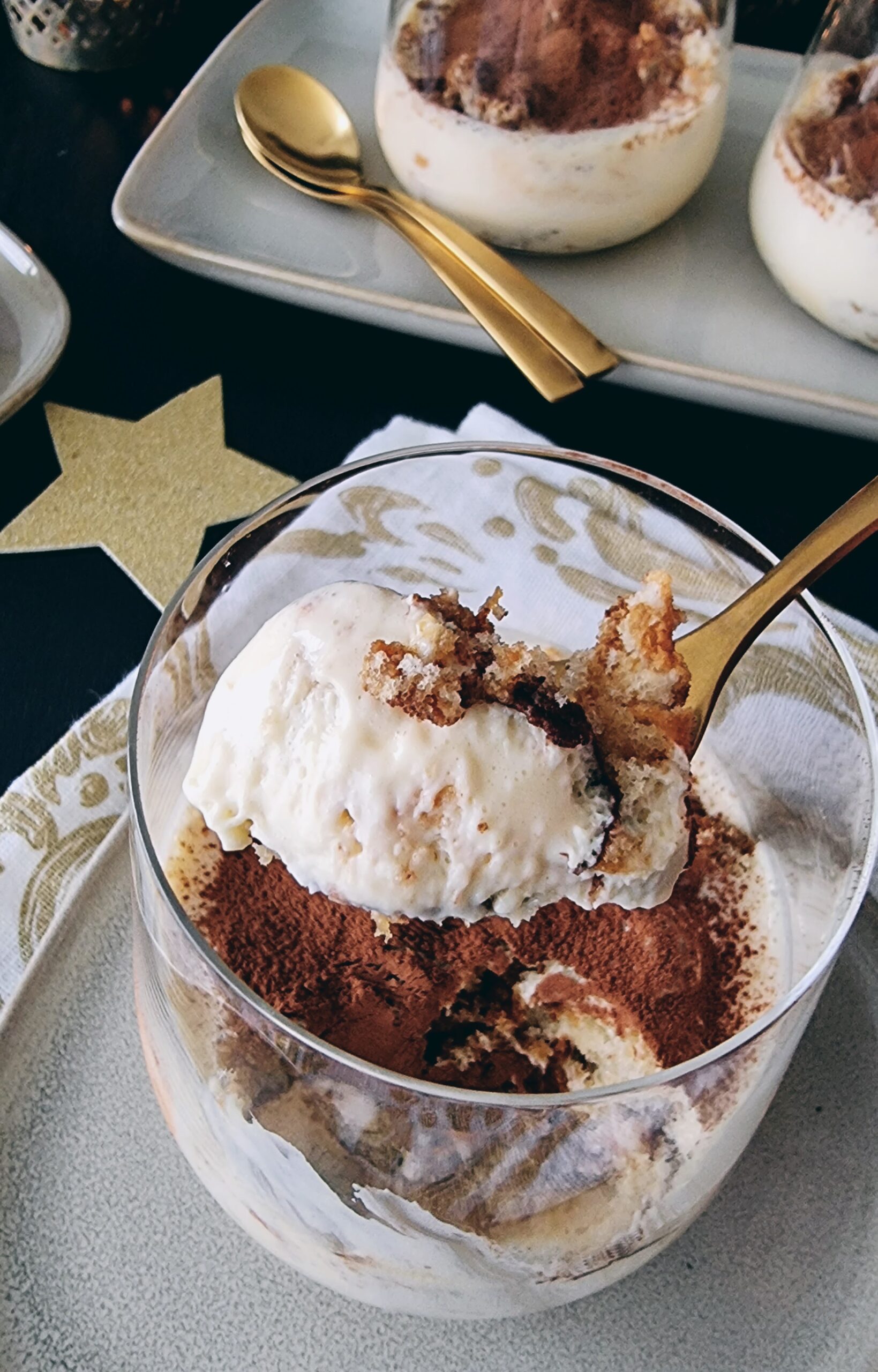 Tiramisú en vaso